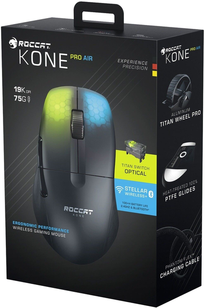 Мышь ​Roccat Kone Pro Air Wireless Black (ROC-11-410-02