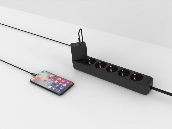 Ładowarka sieciowa Green Cell Charger USB-C Power Delivery 18W Czarna (5903317221852) - obraz 5