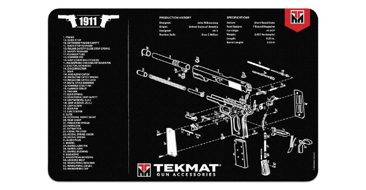 Коврик для оружия Tekmat 1911 - изображение 1
