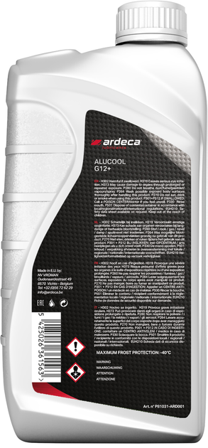 Антифриз Ardeca Alucool G12+ 1 л Рожевий (5425026361536) – фото ...