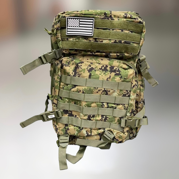 Військовий рюкзак Yakeda Піксель 45л - зображення 1