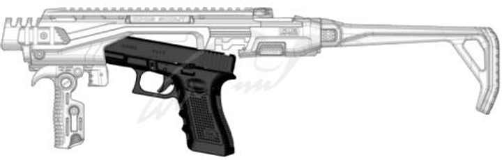 Обвіс тактичний FAB Defense K.P.O.S. Scout для Glock 17/19. К: FDE - зображення 2