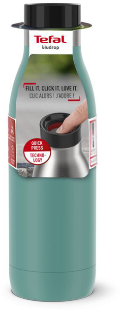 Butelka termiczna Tefal Bludrop 500 ml zielona (N3110210) - obraz 2