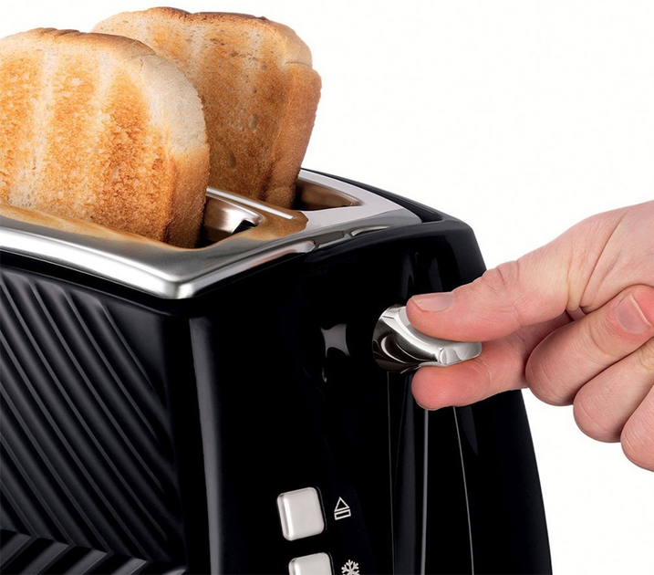 Тостер RUSSELL HOBBS Groove 2S Black 26390-56 - зображення 5