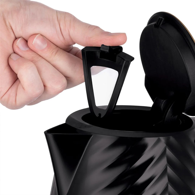 Czajnik elektryczny Russell Hobbs Groove Black 26380-70 - obraz 4