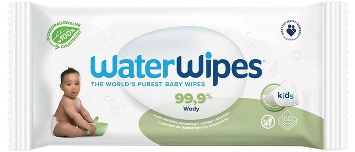 Chusteczki nawilżane WaterWipes Soapberry BIO dla dzieci 60 szt (5099514400074) - obraz 1