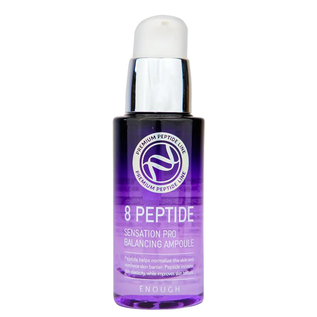 Сыворотка для лица Enough 8 Peptide Sensation Pro Balancing Ampoule с пептидами, 30 мл - изображение 2