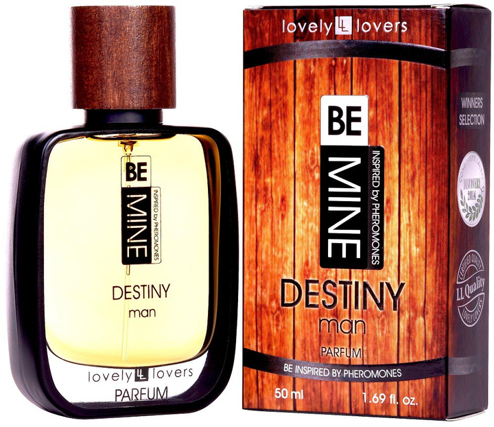Perfumy z feromonami zapachowymi Lovely Lovers BeMine Destiny Man spray 50 ml (5901687650333) - obraz 1