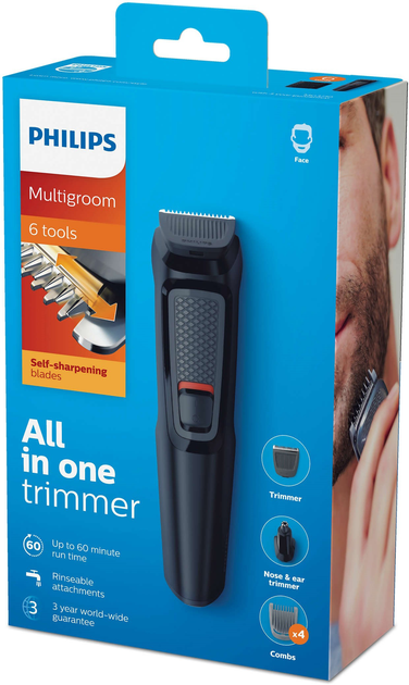 Тример Philips Series 3000 MG3710/15 - зображення 9