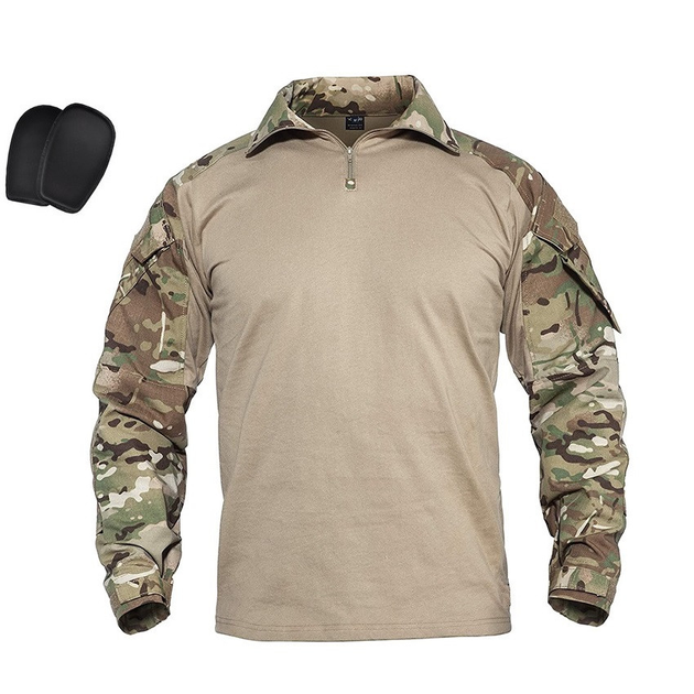 Боевая тактическая рубашка убакс, ubacs с защитой Han Wild Gen.3 Multicam 3XL - изображение 1