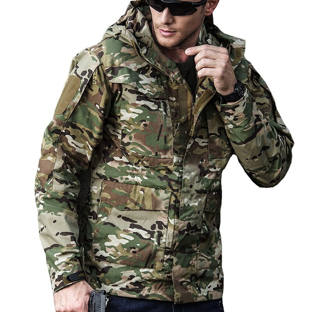 Куртка тактическая, парка, китель, ветровка Han Wild M65 multicam Размер XL - изображение 2