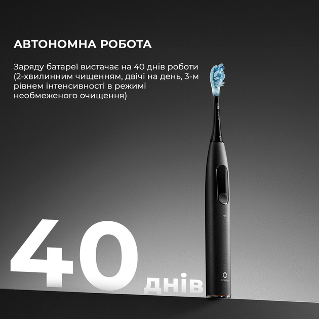 Электрическая зубная щетка Oclean X Ultra Set Black - изображение 16
