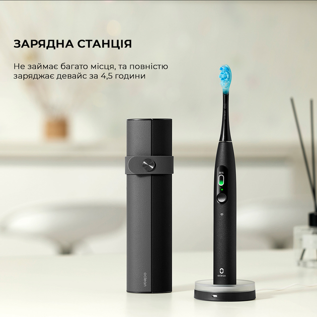 Электрическая зубная щетка Oclean X Ultra Set Black - изображение 18