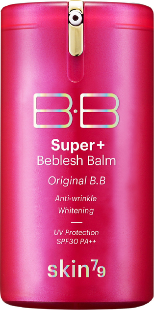 ББ крем Skin79 Super + Beblesh Balm Hot Pink SPF 30 вирівнює тон шкіри 40 г (8809223668859) - зображення 1
