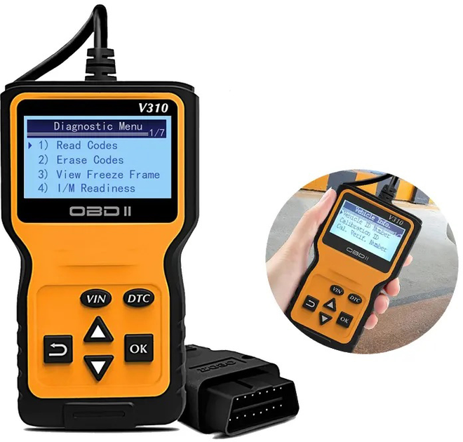 Автосканер Xiamen V310 Диагностический OBD-2 Детектор неисправностей автомобиля (PH050706) - изображение 2