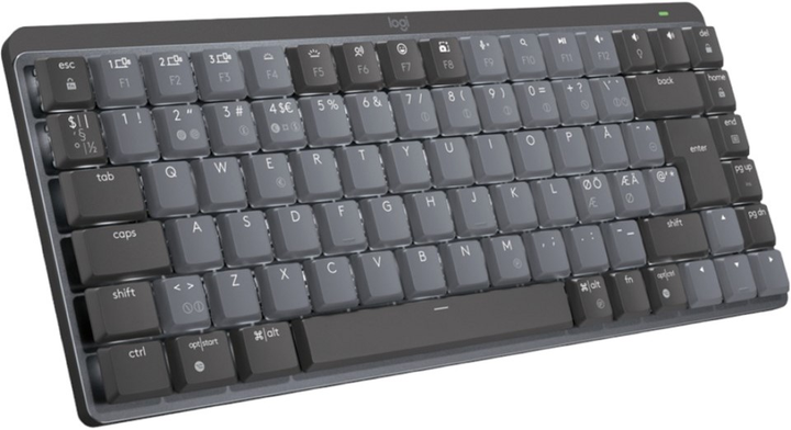 Клавіатура бездротова Logitech MX Mechanical Mini Wireless Illuminated Performance GL Linear Nordic Layout Graphite (920-010777) - зображення 2