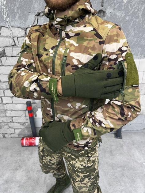 Куртка SoftShell тактическая мультикам размер XXXL - изображение 2
