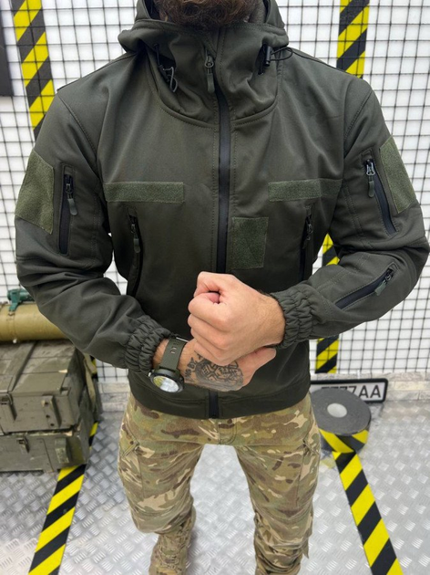 армійська куртка софтшел XXXL - зображення 1