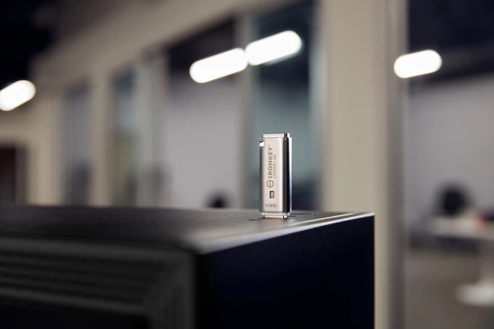 Флеш пам'ять USB Kingston Ironkey Locker+ 50 256GB USB 3.2 Silver (IKLP50/256GB) - зображення 7