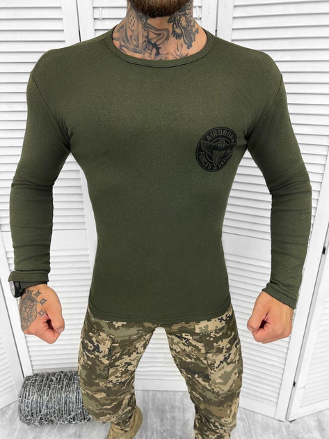 Тактический лонгслив Long Sleeve Shirt Olive M - изображение 1
