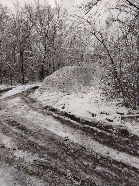 Рулон спанбонд "брудний сніг" 1,6м ширина, білий 250 метрів - зображення 2