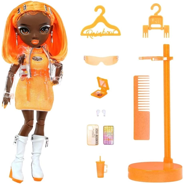Lalka z akcesoriami Mga Rainbow High Michelle Orange Fashion Doll 28 cm (0035051583127) - obraz 2