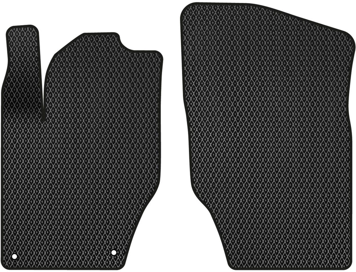 Акція на EVA килимки EVAtech в салон авто передні Citroen C4 2010-2018 2 покоління Htb EU 2 шт Black від Rozetka