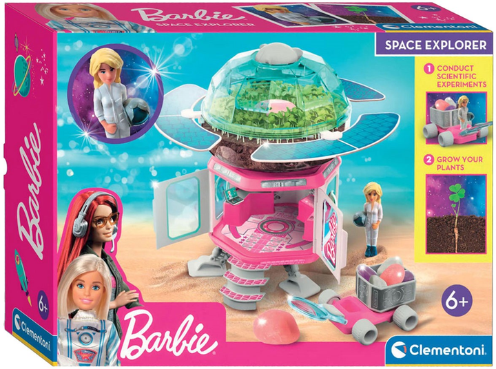 Lalka z akcesoriami Clementoni Barbie w kosmosie (8005125193028) - obraz 3