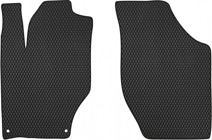 Акция на EVA килимки EVAtech в салон авто передні Citroen DS4 2011-2015 1 покоління Htb EU 2 шт Black от Rozetka