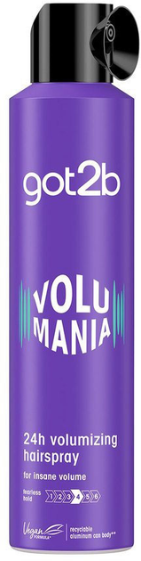 Lakier do włosów Got2b by Schwarzkopf Volumania nadający objętość 300 ml (9000101040524) - obraz 1