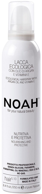 Лак для волосся Noah Lacca Ecologica for natural beauty з вітаміном E vitamin E 250 мл (8034063520658) - зображення 1