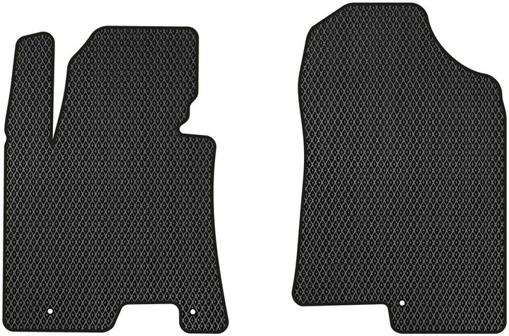 Акция на EVA килимки EVAtech в салон авто передні Hyundai i30 (GD) (threshold cutout) 2012-2016 2 покоління Combi EU 2 шт Black от Rozetka