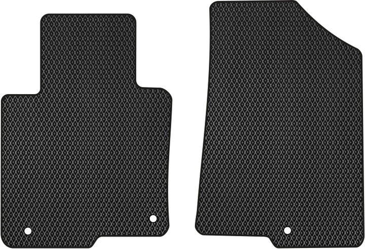 Акція на EVA килимки EVAtech в салон авто передні Hyundai Sonata Sport  (LF) 2014-2019 7 покоління Sedan USA 2 шт Black від Rozetka