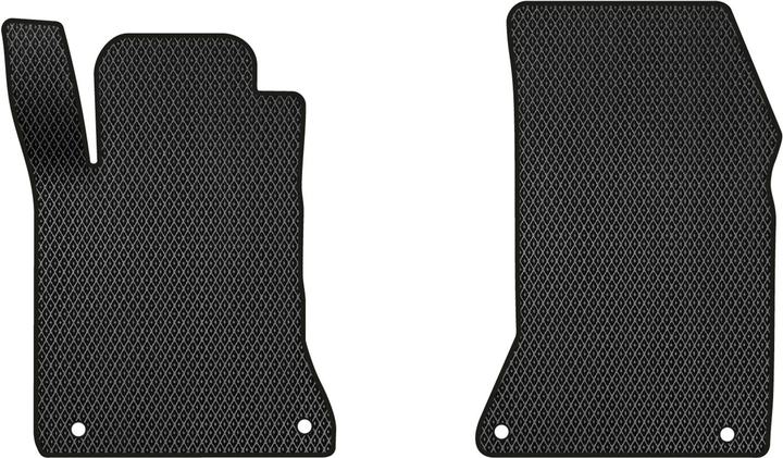 Акция на EVA килимки EVAtech в салон авто передні Infiniti QX30 2016+ SUV USA 2 шт Black от Rozetka