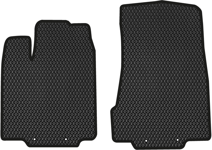 Акція на EVA килимки EVAtech в салон авто передні Infiniti QX60 2012-2021 1 покоління SUV EU 2 шт Black від Rozetka