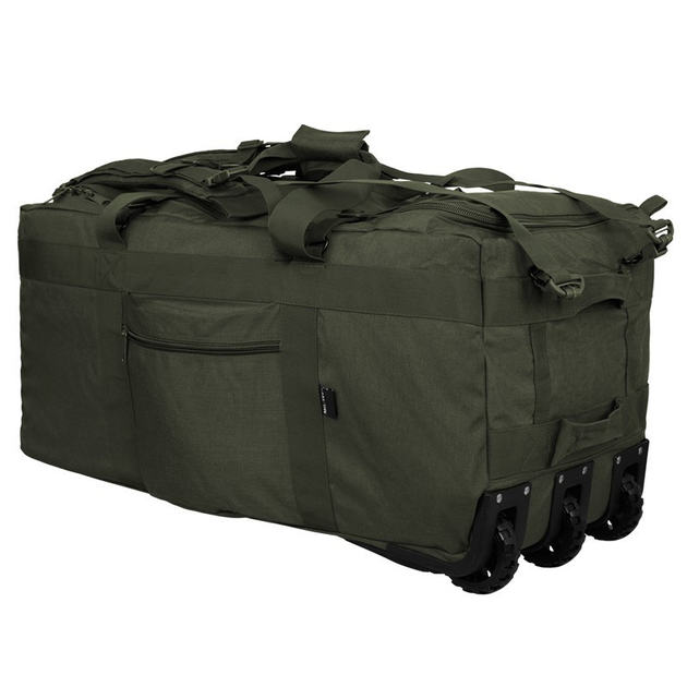 Сумка чемодан и рюкзак на колесиках Mil-Tec 110 л Olive 13854001 - изображение 1