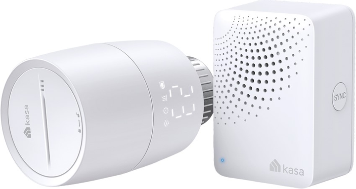Inteligentny termostat grzejnikowy TP-Link KE100 KIT Smart WiFi White (4897098688588) - obraz 1