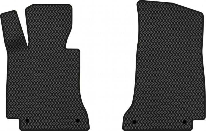 Акция на EVA килимки EVAtech в салон авто передні Mercedes-Benz C-Class (W205) 2014-2021 4 покоління Combi EU 2 шт Black от Rozetka