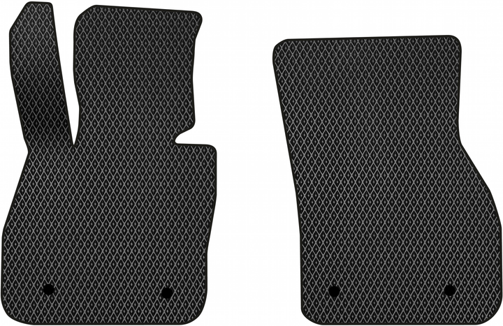 Акція на EVA килимки EVAtech в салон авто передні MINI Cooper (F55) 5-doors 2014+ 3 покоління Htb USA 2 шт Black від Rozetka