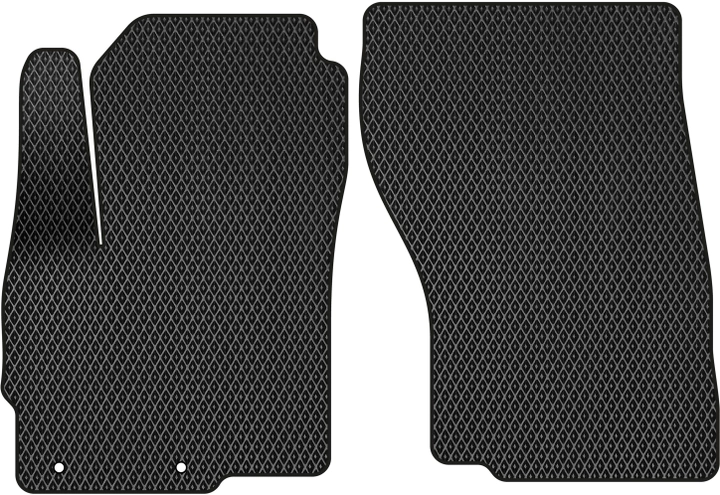 Акція на EVA килимки EVAtech в салон авто передні Mitsubishi Outlander 2013-2020 3 покоління SUV USA 2 шт Black від Rozetka