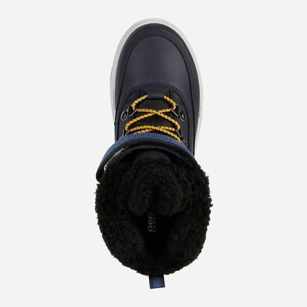 Zimowe trzewiki chłopięce ocieplane Geox J26D8A-0MEFU-C0045 34 Ciemnogranatowe (8050036795762) - obraz 5