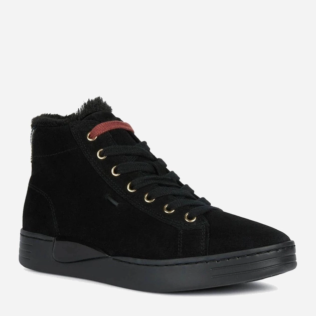 Жіночі зимові черевики низькі Geox D2624A 02202 C9999 37 Чорні (8050036873392) - зображення 2