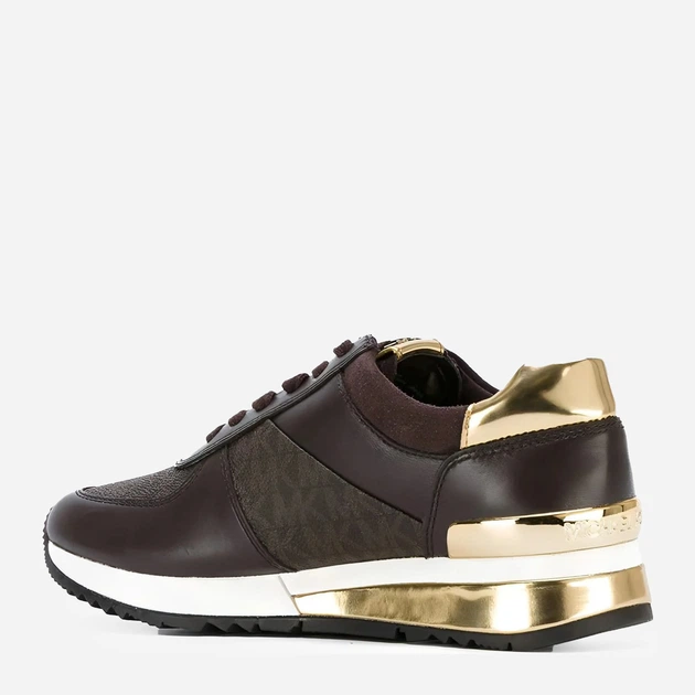 Buty sportowe damskie Michael Kors 43R6ALFP2B-200 41 Brązowe (889407623728) - obraz 3