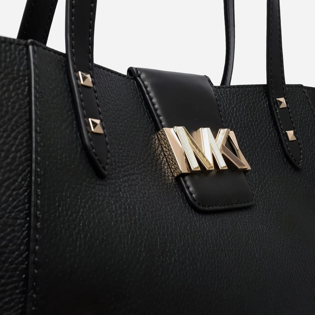 Сумка шопер жіноча шкіряна Michael Kors 30S2GCDT3L-001 Чорна (196163132143) - зображення 4