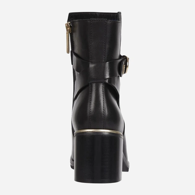 Жіночі ботильйони Tommy Hilfiger FW0FW06766BDS 39 Чорні (8720641576949) - зображення 3