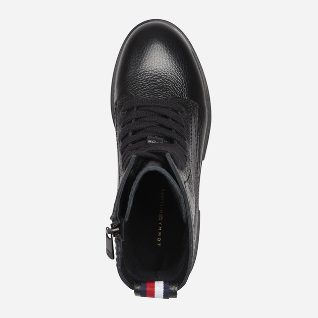 Жіночі черевики високі Tommy Hilfiger FW0FW06732BDS 37 Чорні (8720641593175) - зображення 4