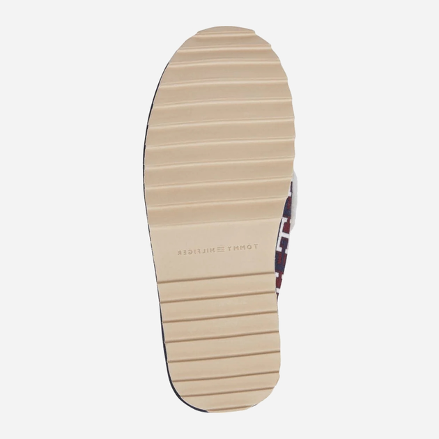 Kapcie damskie ciepłe Tommy Hilfiger FW0FW067160KQ 37 Granatowy/Bordowy (8720641575010) - obraz 5