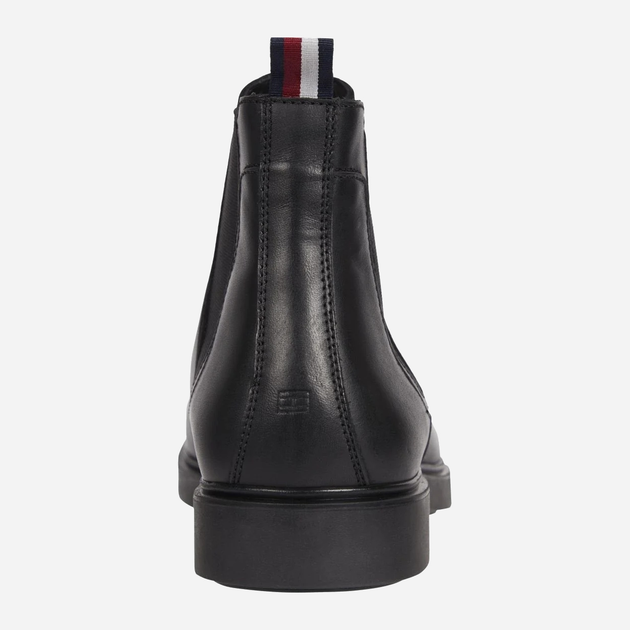 Sztyblety męskie skórzane Tommy Hilfiger FM0FM04183BDS 44 Czarne (8720641623292) - obraz 3