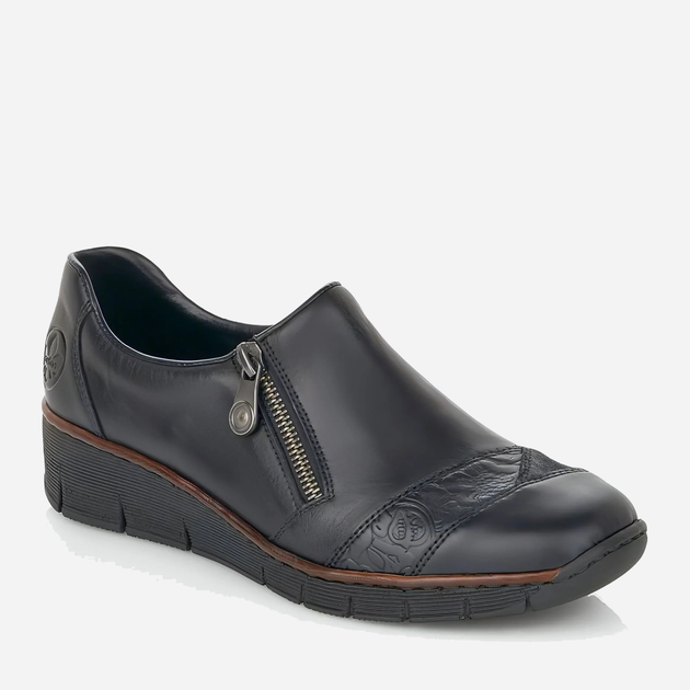 Жіночі туфли RIEKER 53761-00 38 Чорні (4060596627520) - зображення 2