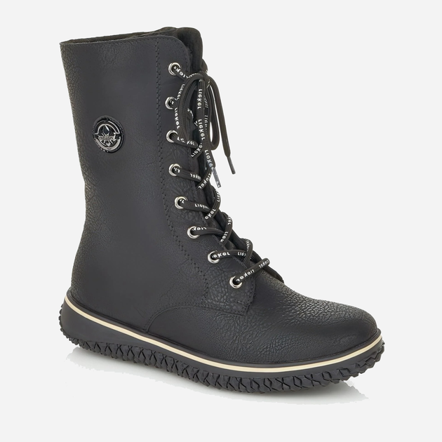 Жіночі зимові черевики високі RIEKER Z4248-00 37 Чорні (4060596627322) - зображення 2